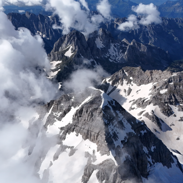 Jezerca peak, highest summit in the Accursed Mountains, Albania